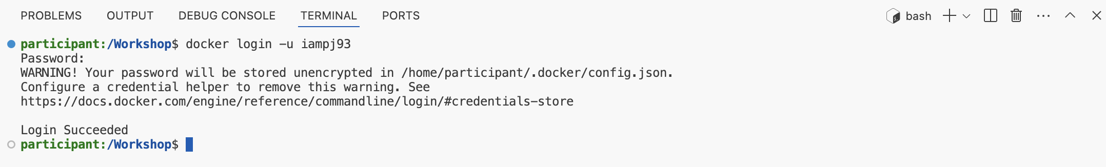 Docker Login