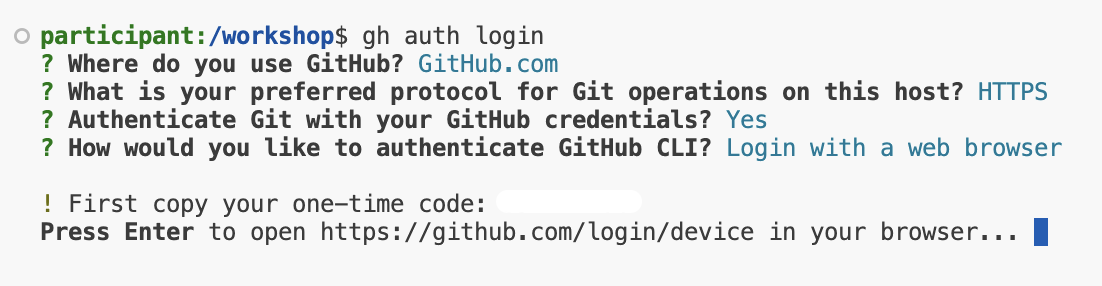 Github Cli Auth